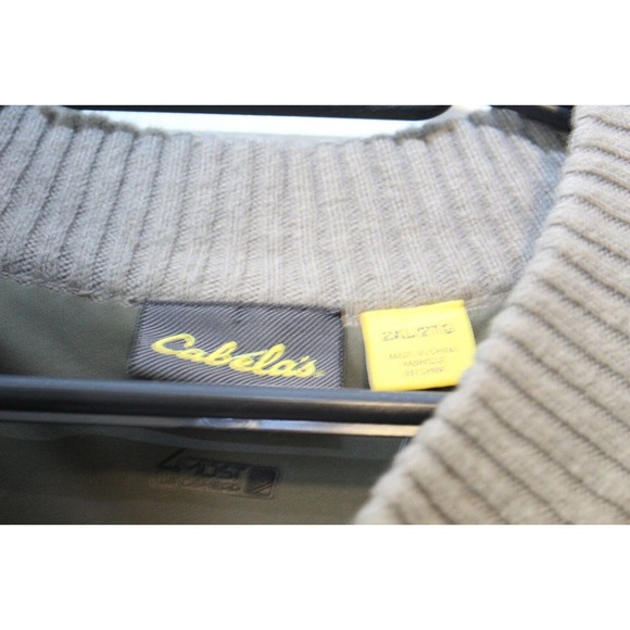 Cabela's Camo Windshear Lined Hunting Sweater Wool Blend Henley Men's 2XL H14293 - Picture 6 of 11